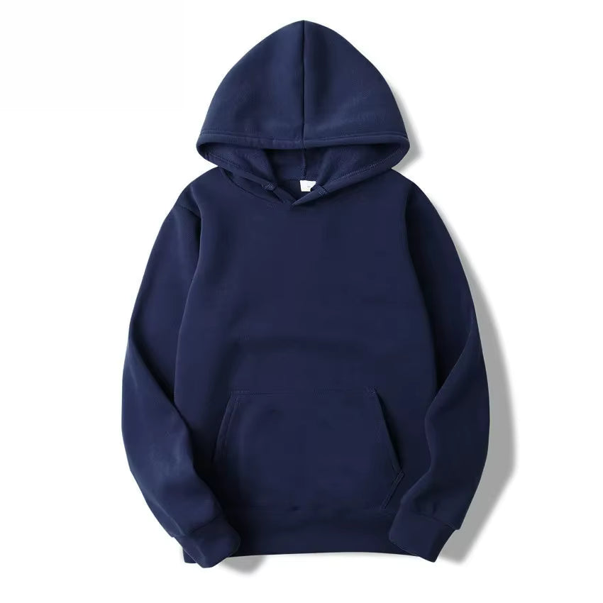 Plain Pullover Unisex Hoodie