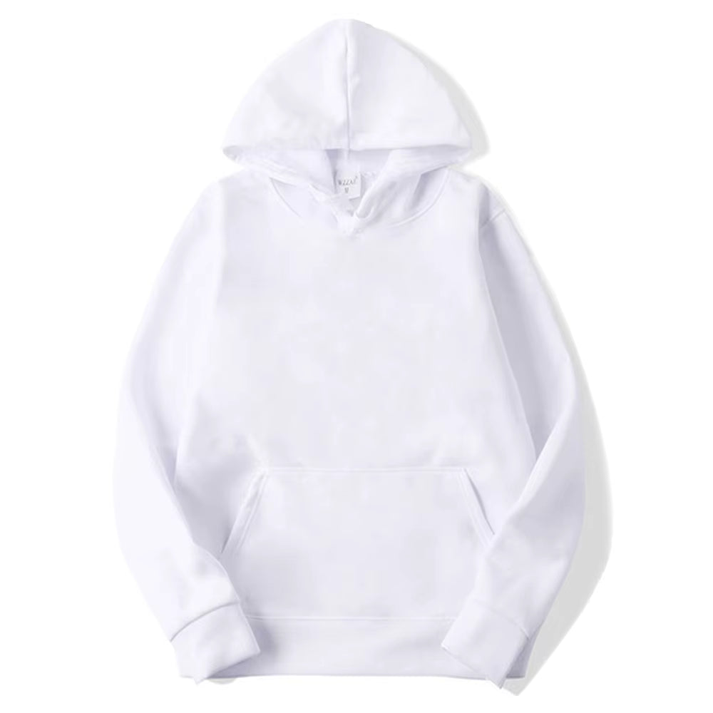 Plain Pullover Unisex Hoodie