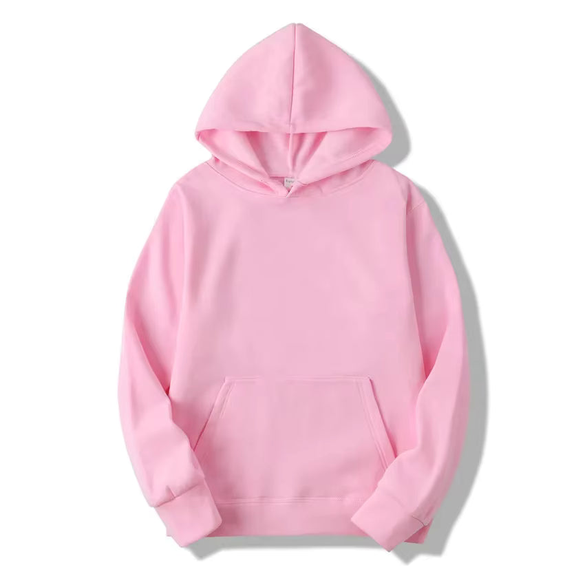 Plain Pullover Unisex Hoodie