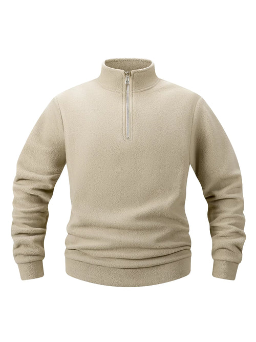 Thermal Fleece Quarter-Zip Pullover