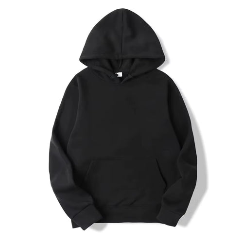 Plain Pullover Unisex Hoodie