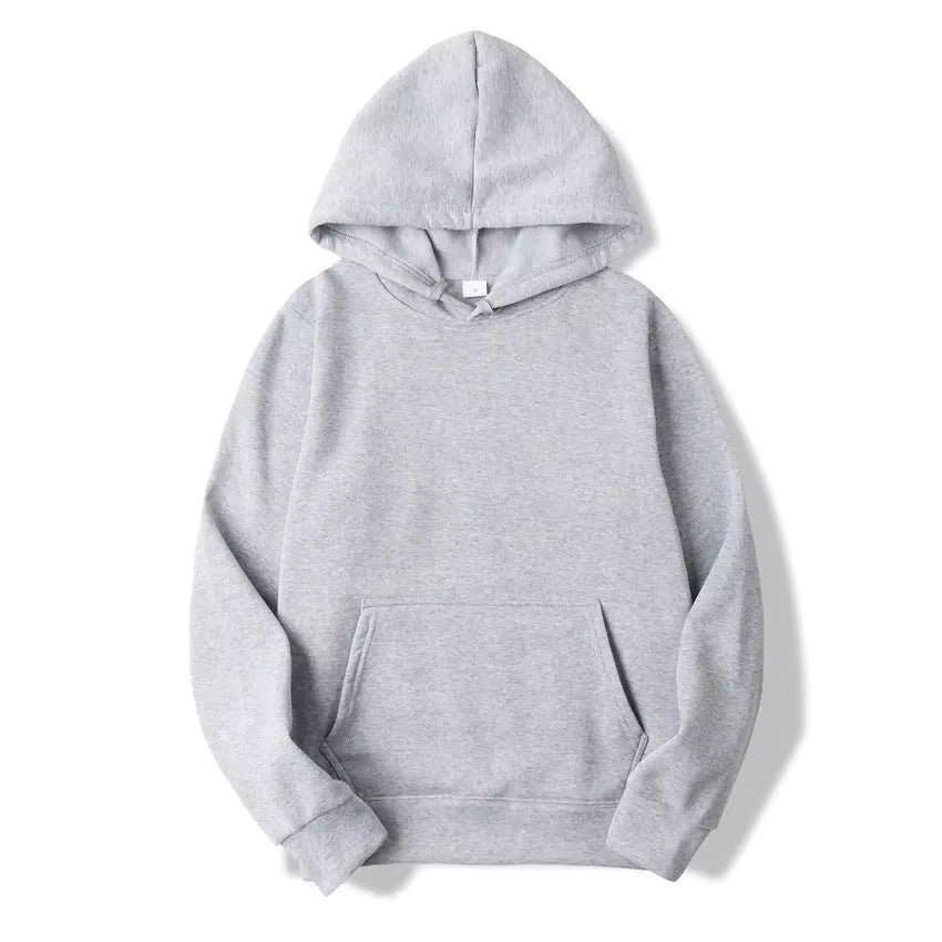 Plain Pullover Unisex Hoodie