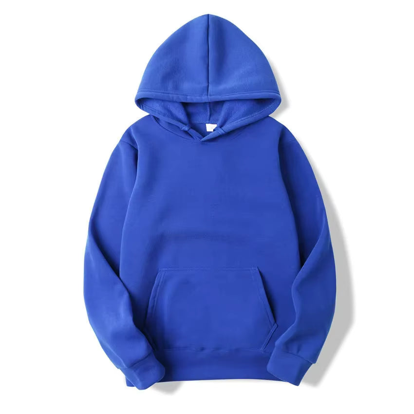 Plain Pullover Unisex Hoodie